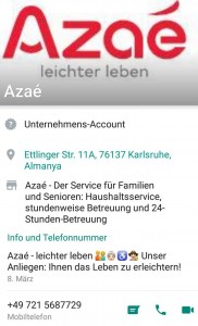 Azaé Whatsapp Service